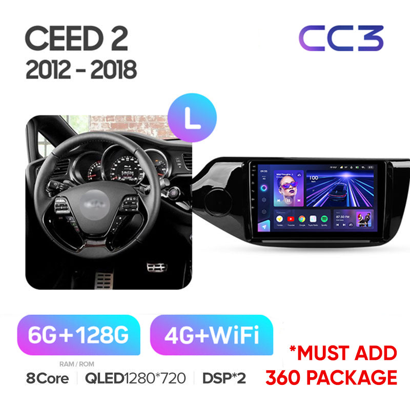 Kia CEED Ceed 2 JD (2012-2018) Left Hand Drive